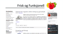 Desktop Screenshot of friskogfunksjonell.no